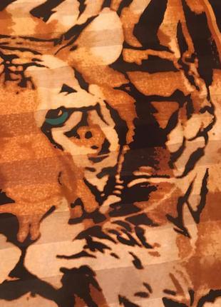 Платок, принт тигровый,тигр3 фото