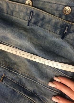 Фирменная укорочённая джинсовая куртка,джинсовка оверсайз7 фото