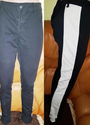 Чорні класичні джинси nextр12-401 фото