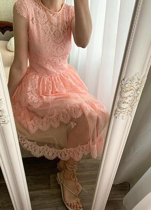Милое платье кружево