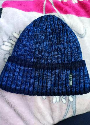 Зимняя шапка шапочка зимова шапка