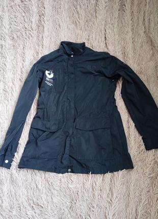 Куртка ветровка чорна черная чёрная летняя  удлиненная удлинённая подовжена1 фото