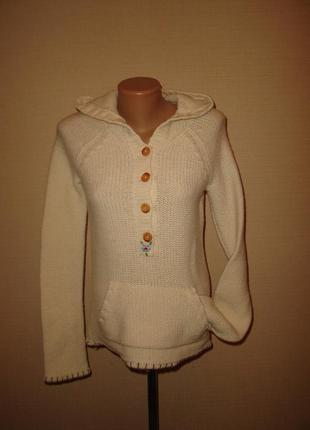 Шерстяной свитер, кофта hollister , р m состав: 80% шерсть ламы +20% нейлон,