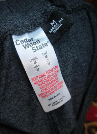 Классные хлопковые домашние штаны высокая посадка cedarwood state 🌹💕🌹7 фото