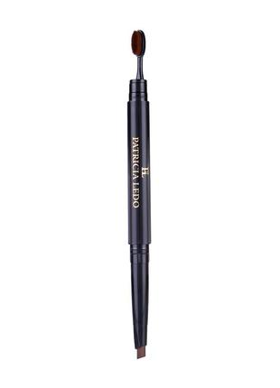 Олівець для брів patricia ledo perfect shape eyebrow pen з щіточкою, тон 03, 2 г2 фото