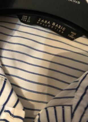 Сукня - сорочка в смужку zara5 фото