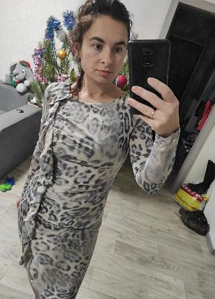 Сукня в леопардовий принт marc cain
