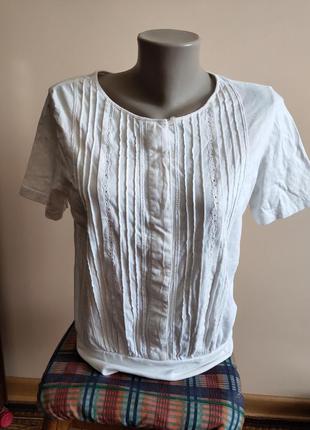 Біле боді на гудзиках 100% бавовна 14 р