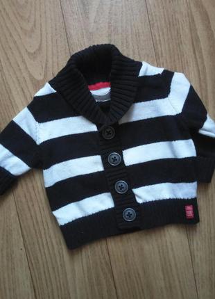 Кардиган, кофта,  свитер,  свитерок, джемпер jeanbourget на малыша 3 мес