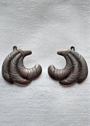 Серьги винтажные 70-е годы 2