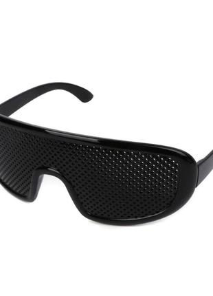Окуляри-перфораційні "sport". перфораційні окуляри з дірочками. окуляри тренажер для покращення зору