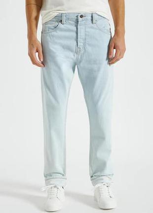 Джинсы мужские pull & bear (pakistan) selvedge denim w36