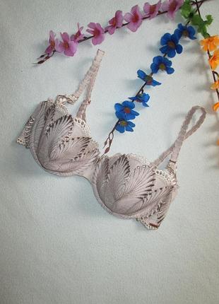 Восхитительный бюстгальтер балконет с гипюровыми вставками marks & spenser autograph