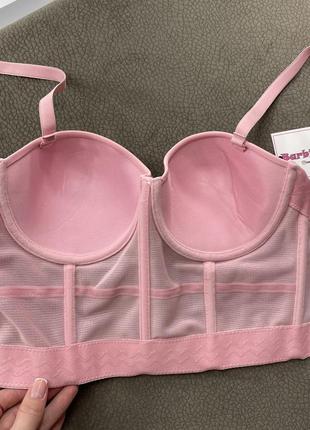 Топ корсет рожевий бюстьє