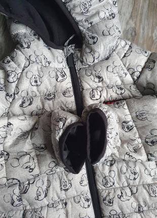 Куртка деми еврозима с микки маусом идеал disney 5-6л4 фото