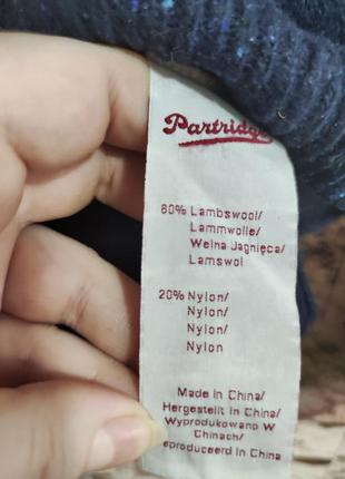 80% вовна лами джемпер темно синій колір 5