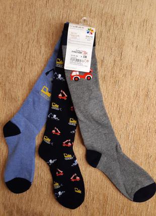 Гольфи довгі шкарпетки набором з 3-х пар, р. 35-382 фото