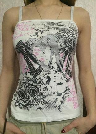 Майка без бретелек