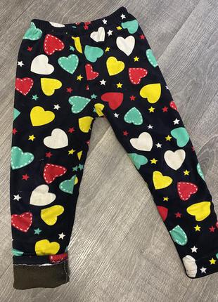 Зимние велюровые лосины на меховушке