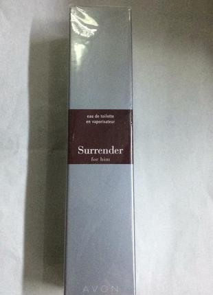 Чоловіча парфумована вода avon surrender