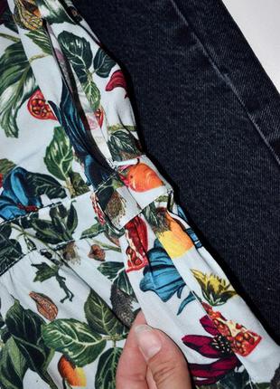 Topshop чудова  блуза в тропічний принт , віскоза10 фото