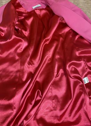 Нарядное платье женское, розовое, платье пиджак4 фото