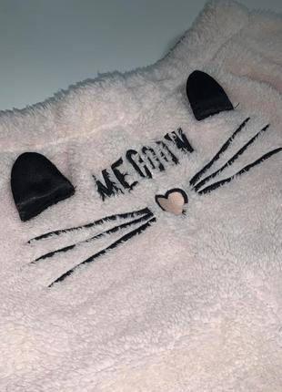 Домашние плюшевые пижамные шортики с ушками5 фото