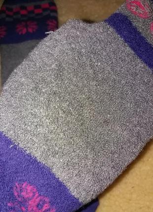 🔥🎄красивые тёплые антискользящие махровые новогодние носки ❄4 фото