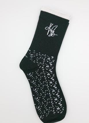 Чорні жіночі шкарпетки, високі жіночі шкарпетки з резинкою, великий вибір прикольних шкарпеток🧦2 фото