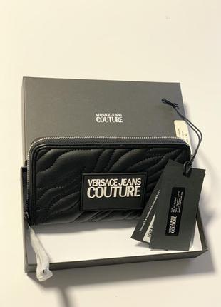 Знижка!! жіночий гаманець versace jeans couture чорний