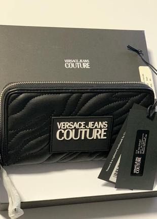 Знижка!! жіночий гаманець versace jeans couture чорний5 фото