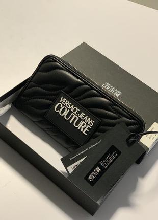 Знижка!! жіночий гаманець versace jeans couture чорний3 фото