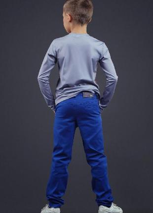 Детские коттоновые брюки для мальчика3 фото