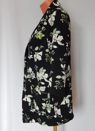 Пиджак в цветочный принт dorothy perkins(размер 38)2 фото