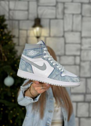 Кроссовки мужские найк nike air jordan retro1 фото