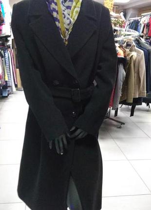 Пальто жіноче, чорне, розмір 54, mangust, 21437