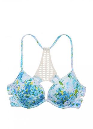 Купальник victoria’s secret push-up bra flower print4 фото