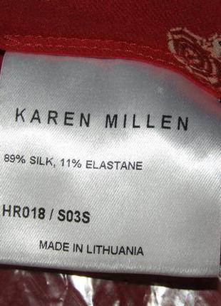 -karen millen - мега стильна шовкова блузка7 фото