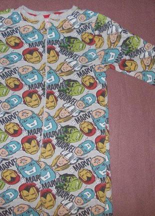 Пижама кигуруми слип человечек на 7-8 лет рост 122-128 см2 фото
