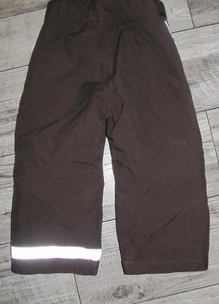 Лыжные штаны брюки полукомбинезон  h&m рост 104см 3-4 года2 фото
