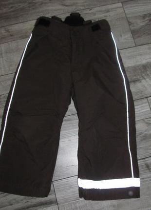 Лыжные штаны брюки полукомбинезон  h&m рост 104см 3-4 года7 фото