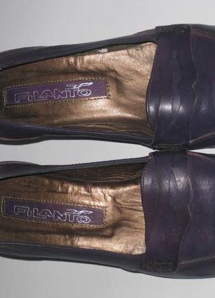Туфли-лоферы filanto италия кожа 37р4 фото