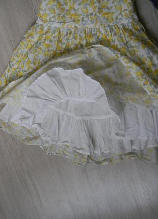 Воздушное платье с лимончиками от некст4 фото