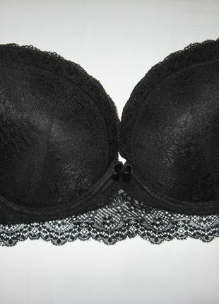 36dd 80е new look. англия. очаровательное кружевное бюстье балконет3 фото