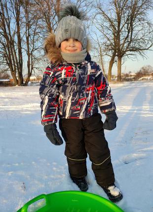 Детский теплый зимний костюм