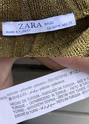 Трикотажные вязаные штаны кюлоты палаццо zara7 фото