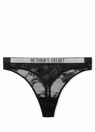 Трусики с камнями victoria’s secret виктория сикрет трусы со стразами