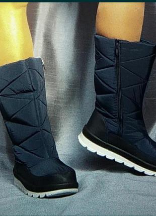 ❄️ жіночі зимові чоботи дутіки6 фото