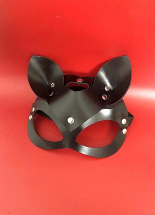 Маска кошки - натуральная кожа