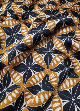 Широкі атластные штани 🔥zara🔥 етнічні кюлоти геометричний принт палаццо клешеные штани6 фото
